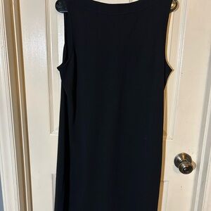 Talbots Elegant Black Sleeveless Dress